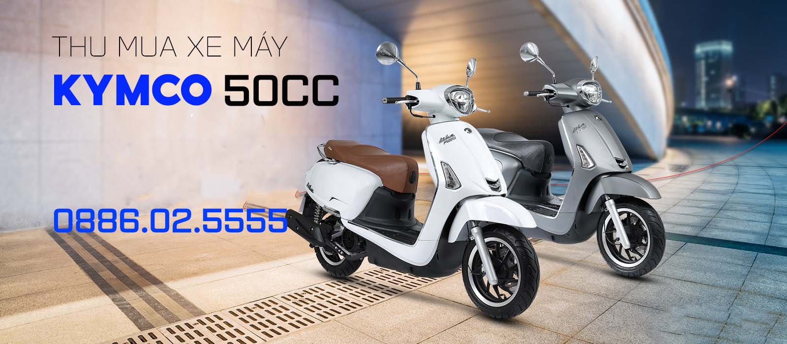 Thu mua xe máy 50cc Kymco, thu nhanh gọn tại nhà