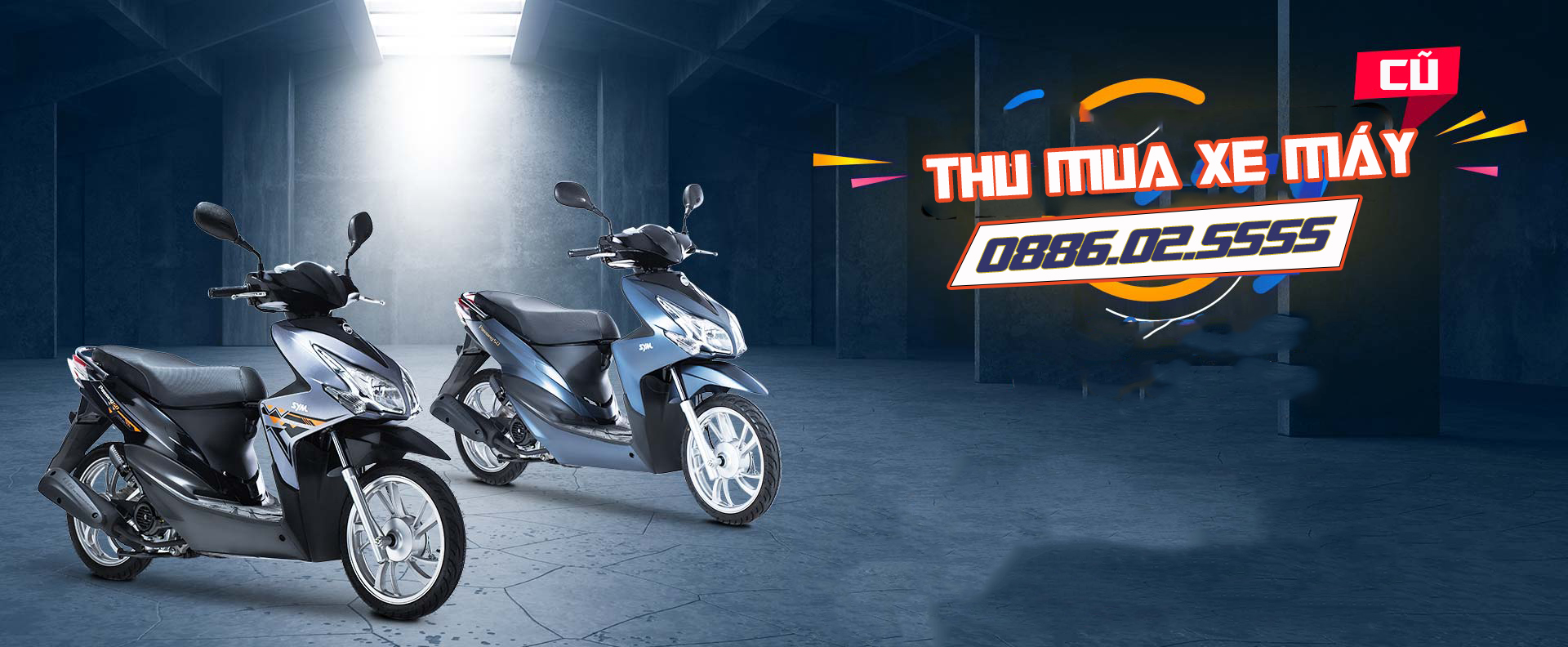 Thu mua xe máy cũ tại Tân Phú, thu tại nhà