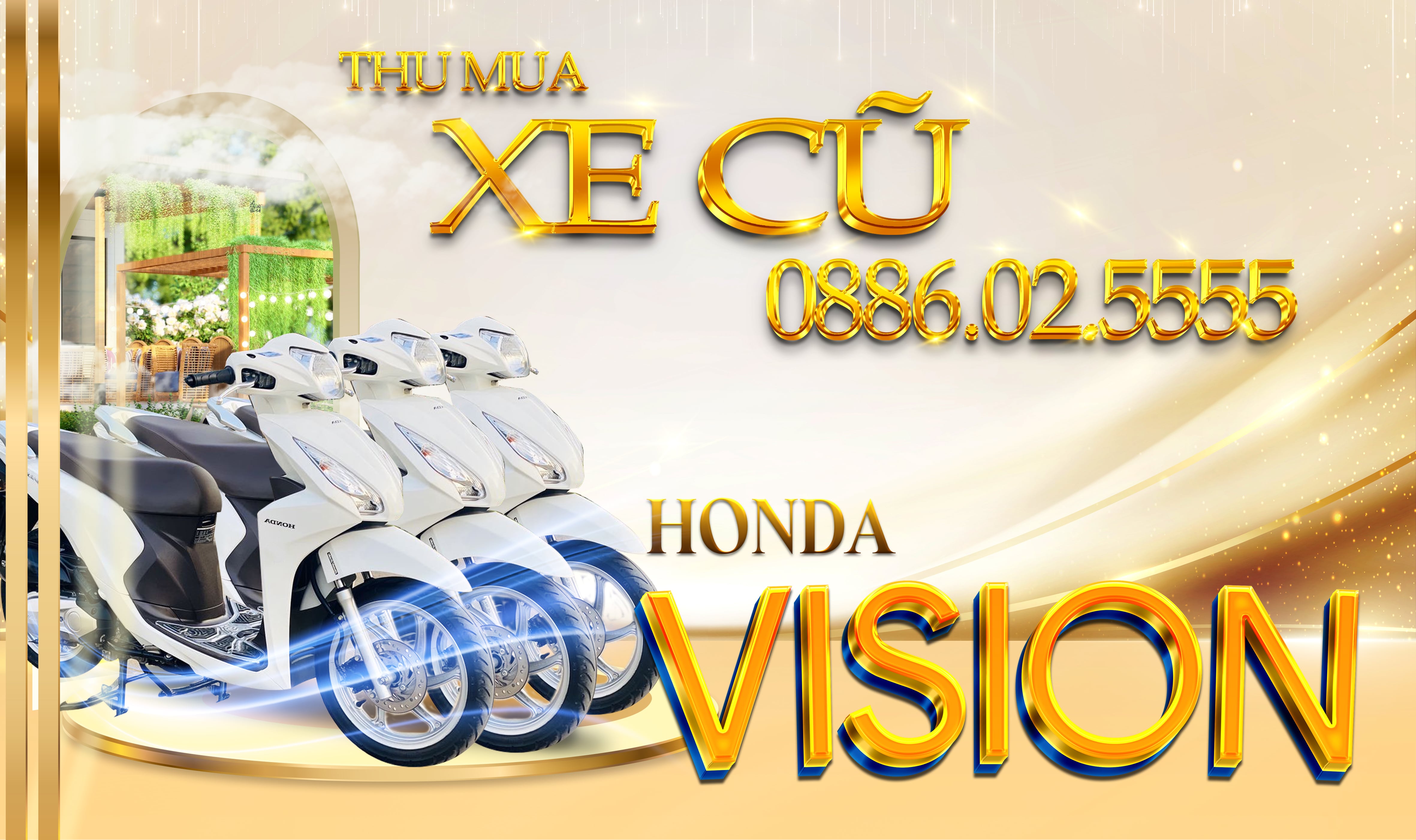 Thu mua xe máy Vison cũ hỏng