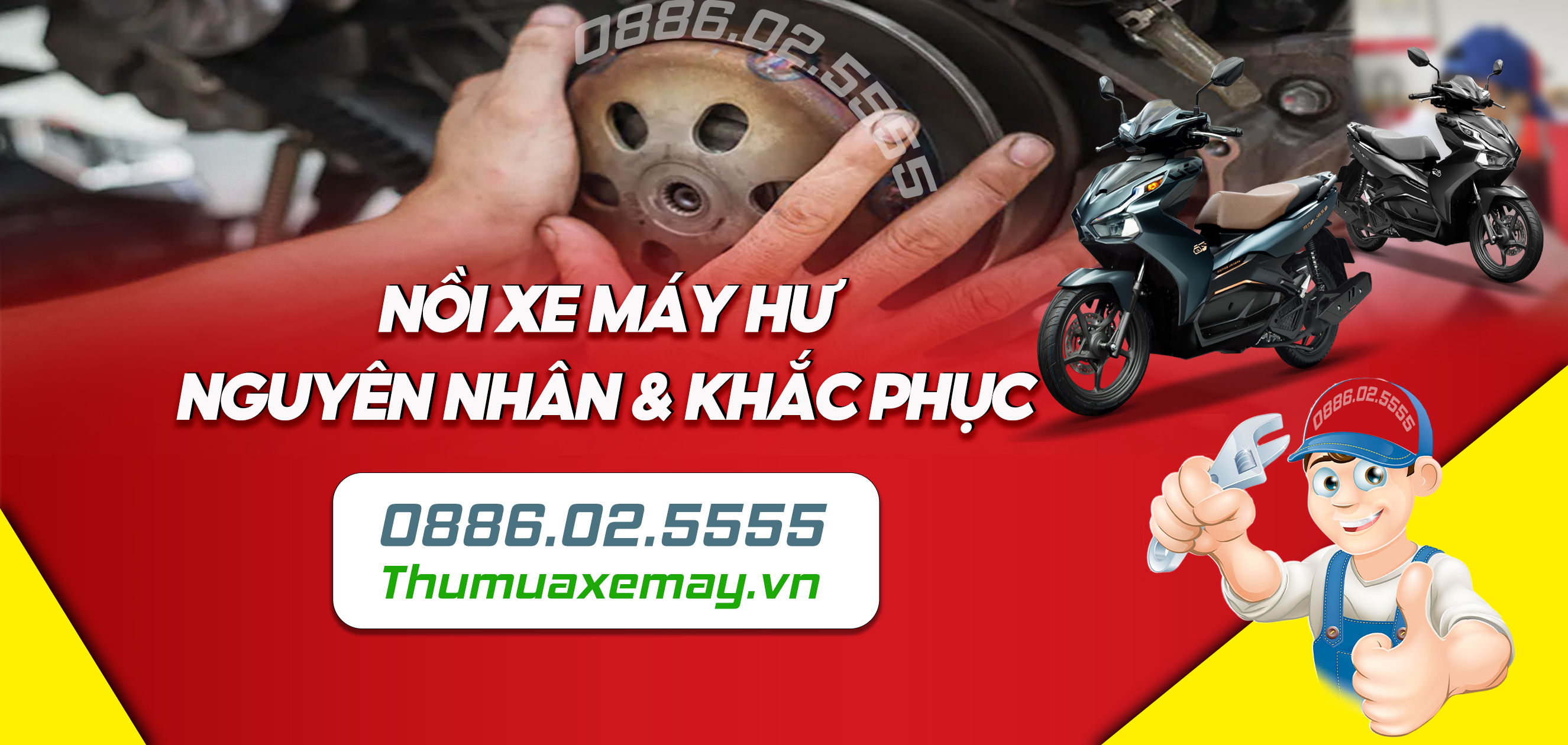 Nguyên nhân nồi xe máy bị hư và cách khắc phục hiệu quả