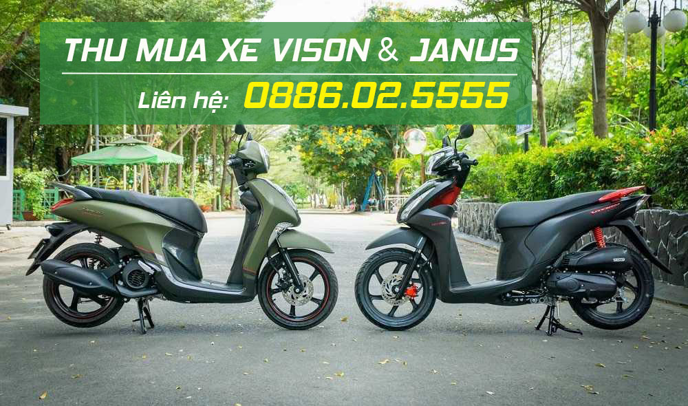 Thu mua xe máy Janus, xe máy Vision