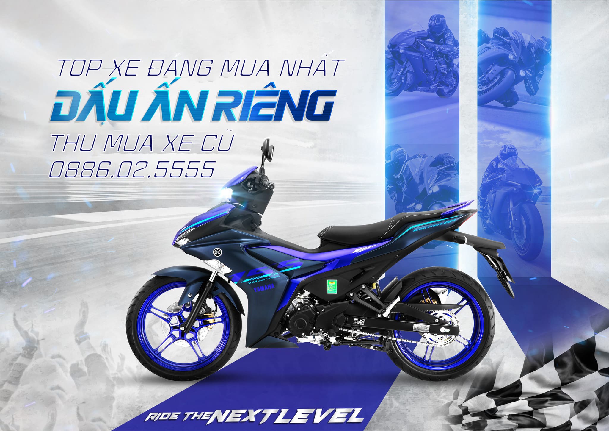 Thu mua xe máy Yamaha - Top 3 xe máy Yamaha đáng mua nhất